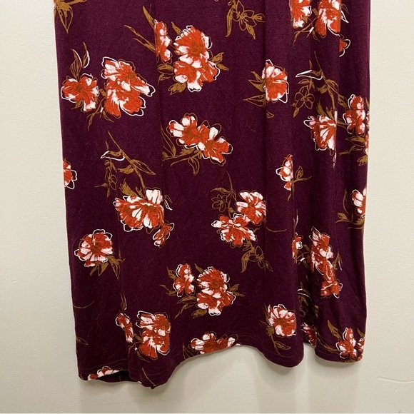 Bleuh Ciel Burgundy Hi Low Dress Size Medium NWT - Picture 5 of 10